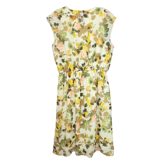 Emma & Michele Vibrant Yellow and Green Casual Dress - Picture 2 of 4